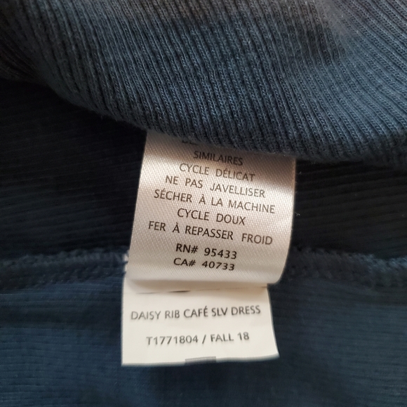 Toad & Co. Daisy Rib Cafe Sleeve Dress - Med - Picture 5 of 7